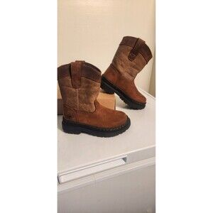 Georgia Boots Leather Cowboy Boots Size 9M Toddler New